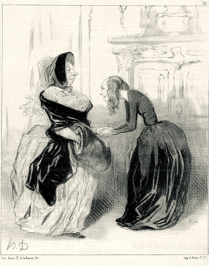  奥诺雷·杜米埃 Honore Daumier ——告别亲爱的小姐